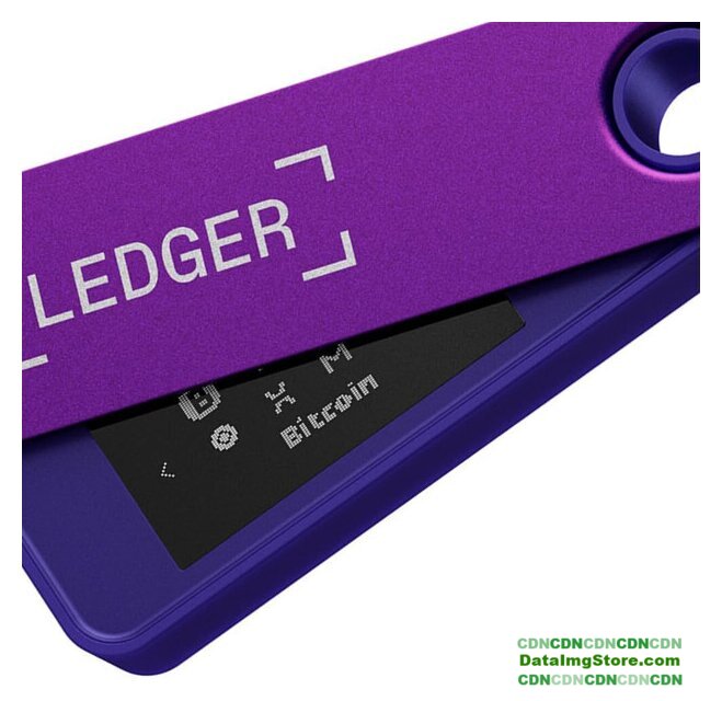Аппаратный криптокошелек Ledger Nano S Plus (фиолетовый аметист) - Изображение №4 — buytech