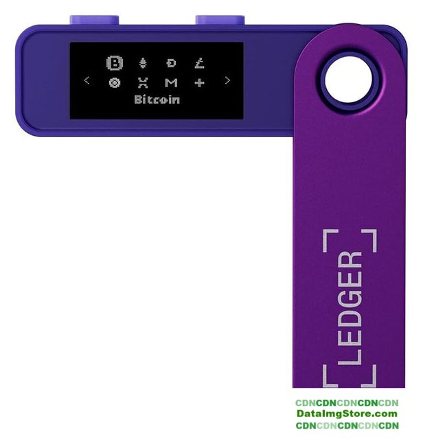 Аппаратный криптокошелек Ledger Nano S Plus (фиолетовый аметист) - Изображение №2 — buytech