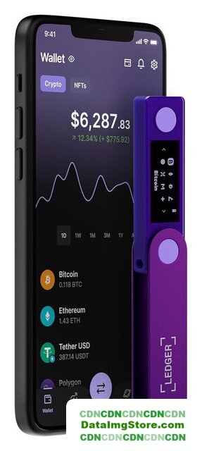 Аппаратный криптокошелек Ledger Nano X (фиолетовый аметист) - Изображение №5 — buytech