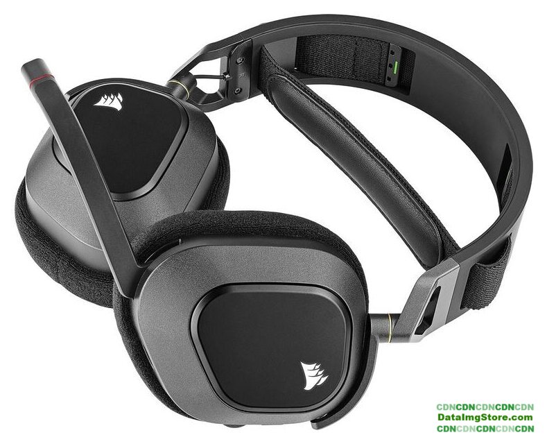 Наушники Corsair HS80 RGB Wireless (черный) - Изображение №4 — buytech
