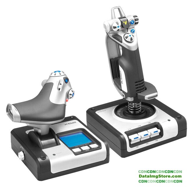 Оборудование для авиасимов Logitech X52 Flight Control System - Изображение №1 — buytech