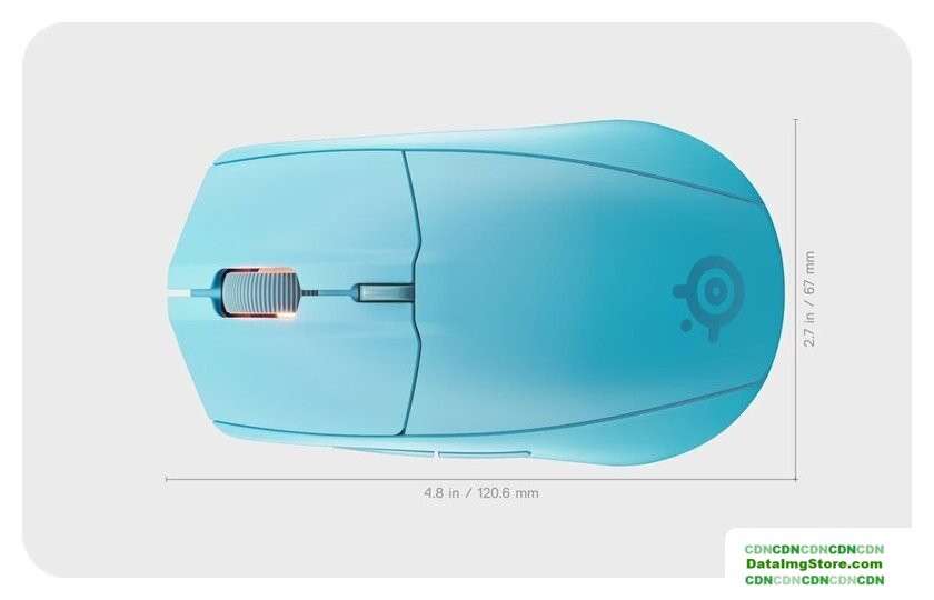 Игровая мышь SteelSeries Rival 3 Wireless Gen 2 (голубой) - Изображение №9 — buytech