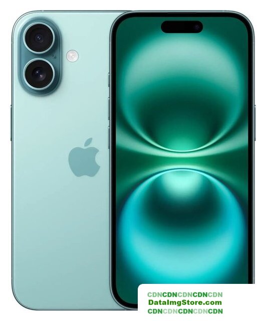 Телефон Apple iPhone 16 Dual eSim 256GB (бирюзовый) - Изображение №1 — buytech