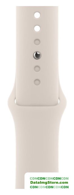 Умные часы Apple Watch Series 9 41 мм (алюминиевый корпус, звездный свет/звездный свет, спортивный силиконовый ремешок S/M) - Изображение №3 — buytech