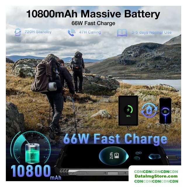 Телефон Doogee V31 GT 12GB/256GB (черный) - Изображение №5 — buytech