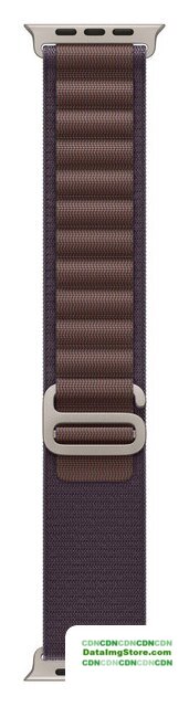 Умные часы Apple Watch Ultra 2 LTE 49 мм (титановый корпус, титановый/индиго, текстильный ремешок размера M) - Изображение №3 — buytech