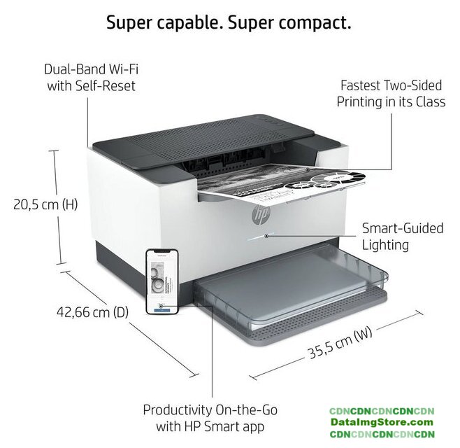 Принтер HP LaserJet M209dw 6GW62F - Изображение №9 — buytech