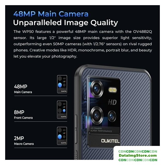 Телефон Oukitel WP50 4GB/256GB (черный) - Изображение №8 — buytech