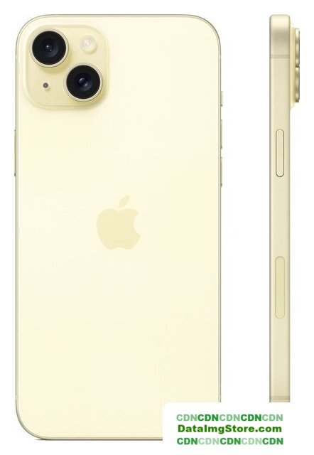 Телефон Apple iPhone 15 Plus Dual SIM 256GB (желтый) - Изображение №2 — buytech