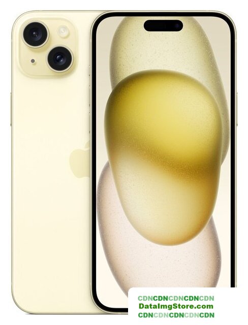 Телефон Apple iPhone 15 Plus Dual SIM 256GB (желтый) - Изображение №1 — buytech