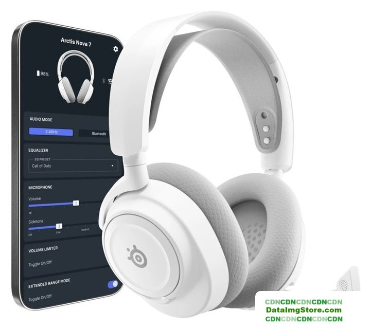 Наушники SteelSeries Arctis Nova 7X Wireless Gen 2 (для Xbox, белый) - Изображение №7 — buytech
