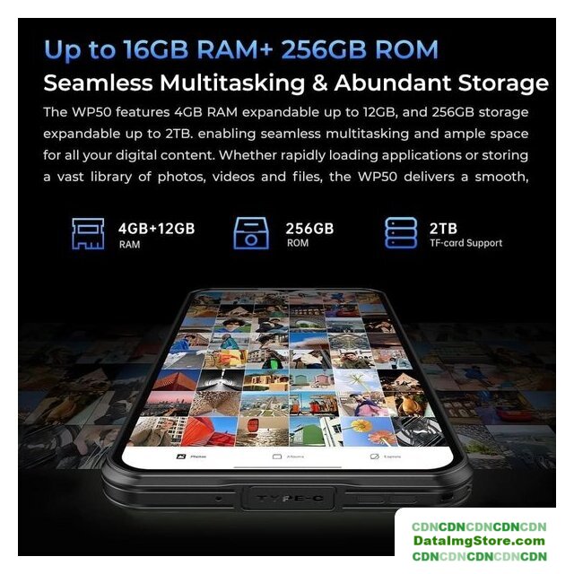 Телефон Oukitel WP50 4GB/256GB (синий) - Изображение №9 — buytech