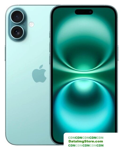 Телефон Apple iPhone 16 Plus Dual SIM 128GB (бирюзовый) - Изображение №1 — buytech