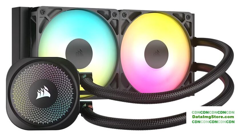 Система жидкостного охлаждения для процессора Corsair Nautilus 240 RS ARGB CW-9060092-WW - Изображение №1 — buytech