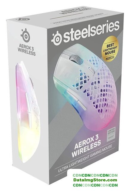 Игровая мышь SteelSeries Aerox 3 Wireless 2022 Edition Ghost - Изображение №10 — buytech