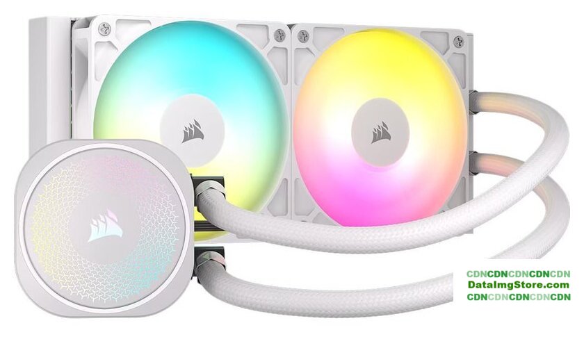 Система жидкостного охлаждения для процессора Corsair Nautilus 240 RS ARGB CW-9060094-WW - Изображение №1 — buytech