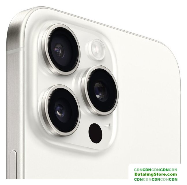 Телефон Apple iPhone 15 Pro Max eSIM 256GB (белый титан) - Изображение №4 — buytech