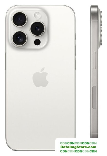 Телефон Apple iPhone 15 Pro Dual SIM 512GB (белый титан) - Изображение №2 — buytech