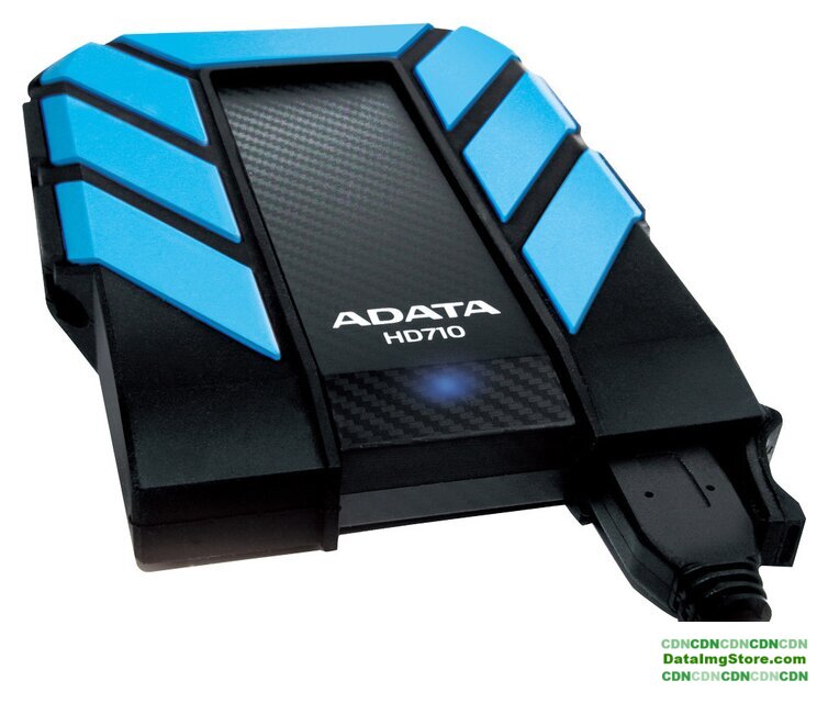 Внешний накопитель ADATA DashDrive Durable HD710 1TB Blue (AHD710-1TU3-CBL) - Изображение №3 — buytech