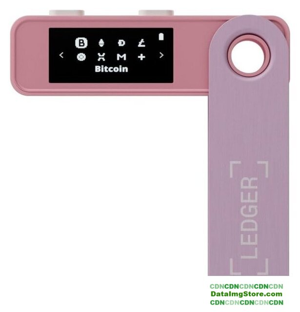 Аппаратный криптокошелек Ledger Nano S Plus (пастельный розовый) - Изображение №2 — buytech