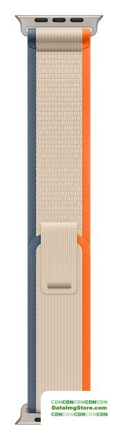 Умные часы Apple Watch Ultra 2 LTE 49 мм (титановый корпус, титановый/бежево-оранжевый, нейлоновый ремешок размера M/L) - Изображение №3 — buytech