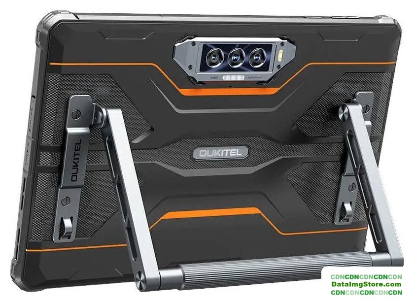 Планшет Oukitel RT8 (черный/оранжевый, с подставкой) - Изображение №2 — buytech