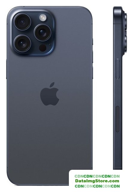 Телефон Apple iPhone 15 Pro Max Dual SIM 1TB (синий титан) - Изображение №2 — buytech