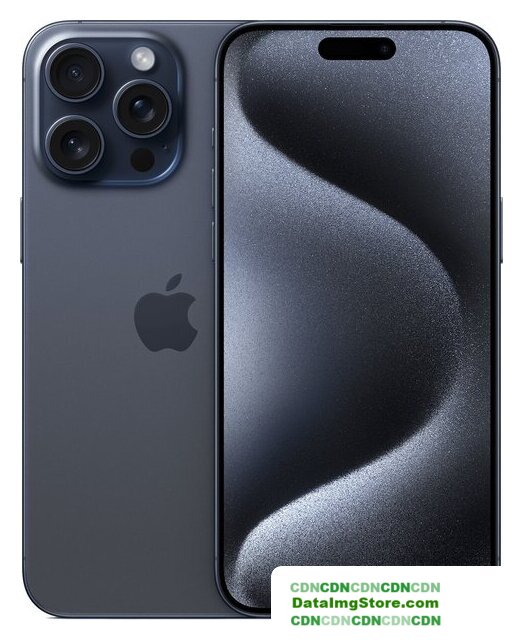 Телефон Apple iPhone 15 Pro Max Dual SIM 1TB (синий титан) - Изображение №1 — buytech
