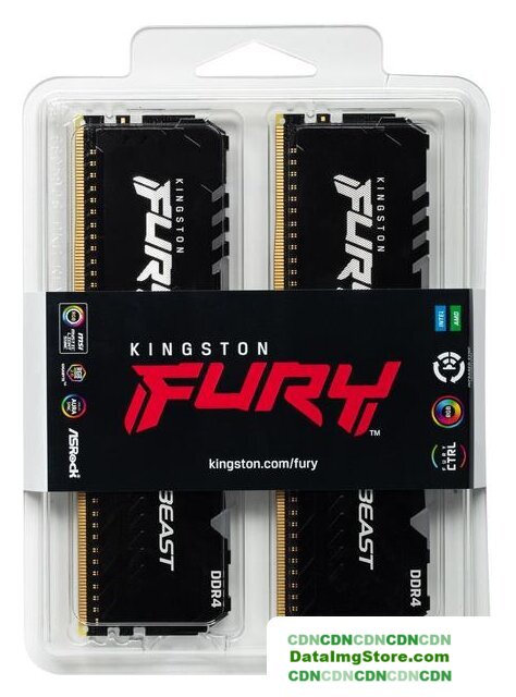 Оперативная память Kingston FURY Beast RGB 2x8ГБ DDR4 3600МГц KF436C17BB2AK2/16 - Изображение №6 — buytech