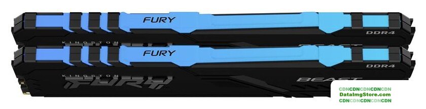 Оперативная память Kingston FURY Beast RGB 2x8ГБ DDR4 3600МГц KF436C17BB2AK2/16 - Изображение №2 — buytech