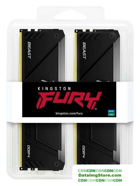 Оперативная память Kingston FURY Beast RGB 2x16ГБ DDR4 3200 МГц KF432C16BB2AK2/32 - Изображение №3 — buytech