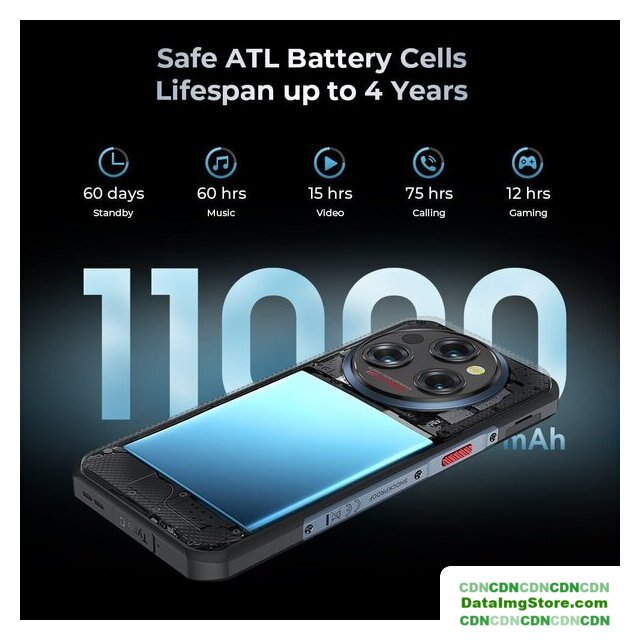 Телефон Oukitel WP35 8GB/256GB (зеленый) - Изображение №3 — buytech