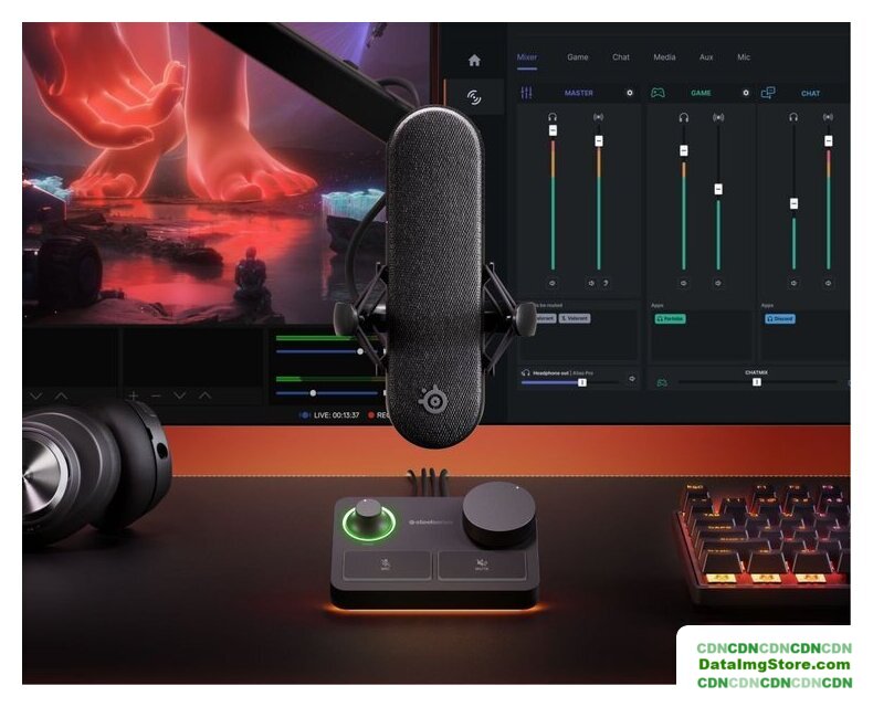 Проводной микрофон SteelSeries Alias Pro - Изображение №3 — buytech