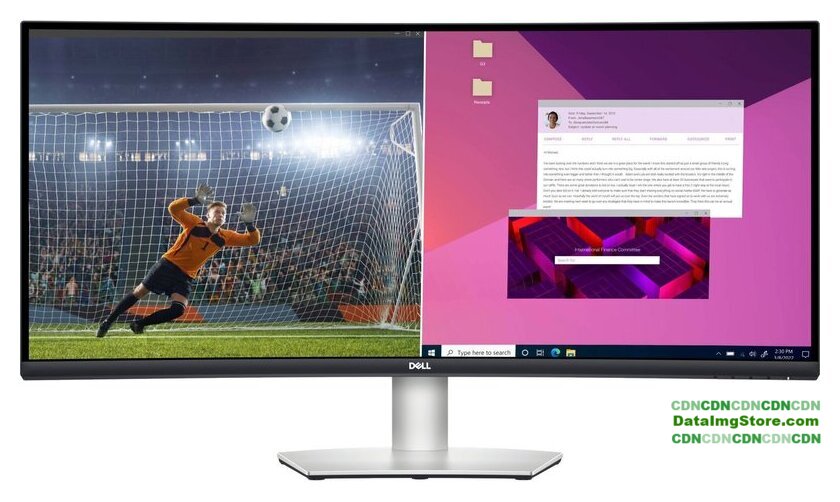Монитор Dell 34 Curved USB-C S3423DWC - Изображение №1 — buytech