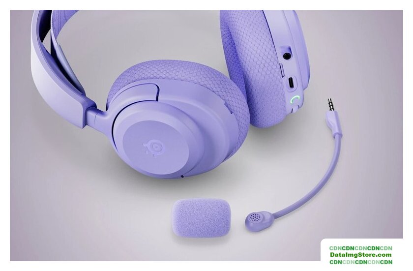 Наушники SteelSeries Arctis Nova 3X Wireless (для Xbox, сиреневый) - Изображение №4 — buytech