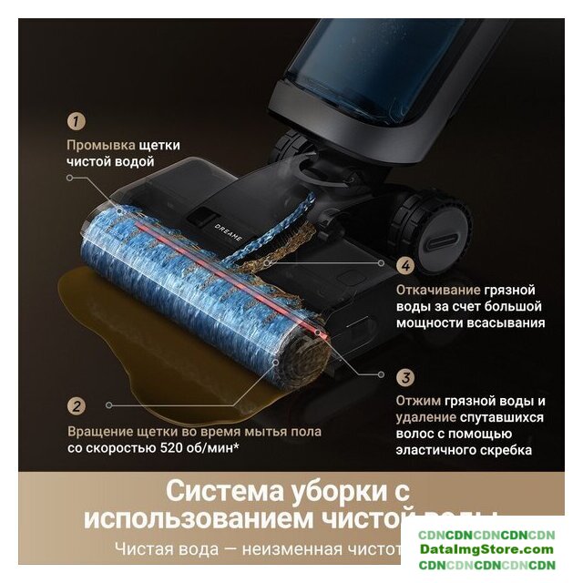 Пылесос Dreame H14 Dual Wet and Dry Vacuum (международная версия) - Изображение №13 — buytech