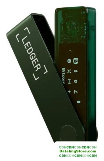 Аппаратный криптокошелек Ledger Nano X (темно-зеленый) - Изображение №1 — buytech