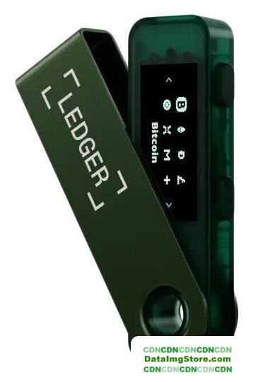 Аппаратный криптокошелек Ledger Nano S Plus (темно-зеленый) - Изображение №1 — buytech