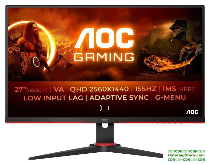 Игровой монитор AOC Gaming Q27G2E/BK - Изображение №1 — buytech