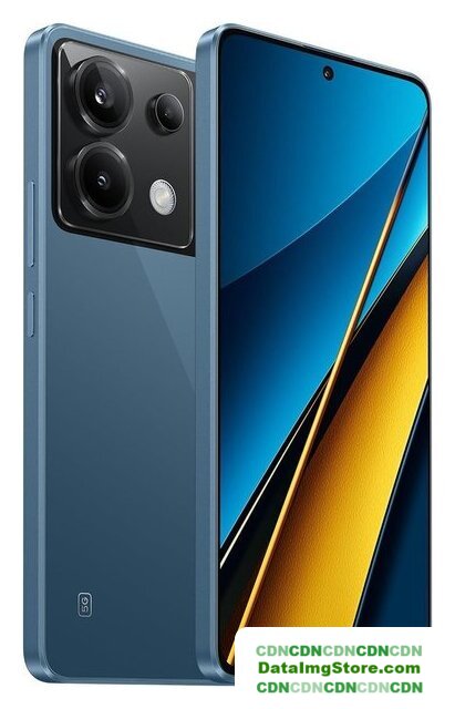 Телефон POCO X6 12GB/256GB с NFC международная версия (синий) - Изображение №4 — buytech