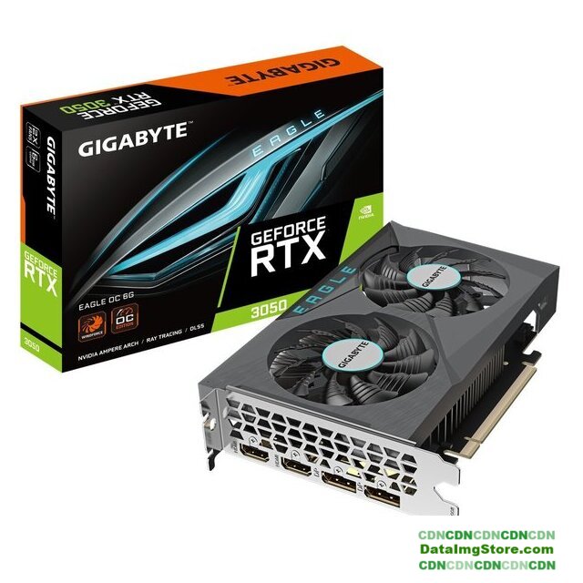 Видеокарта Gigabyte GeForce RTX 3050 Eagle OC 6GB GV-N3050EAGLE OC-6GD - Изображение №2 — buytech