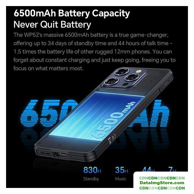 Телефон Oukitel WP52 4GB/256GB (черный) - Изображение №6 — buytech