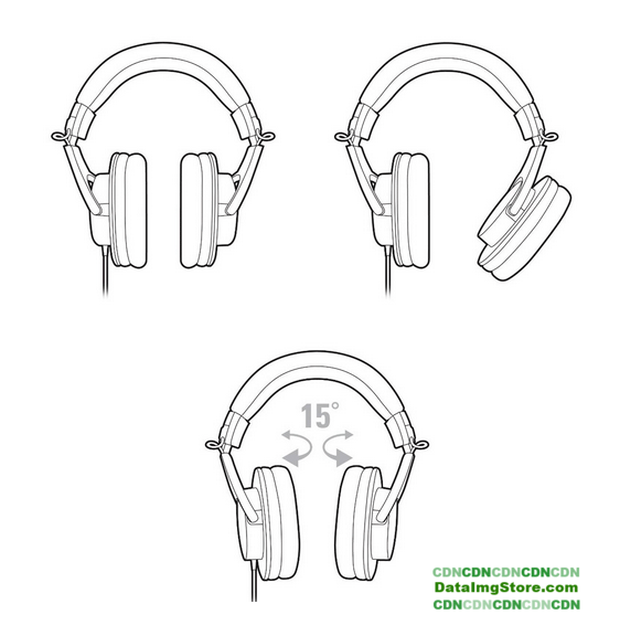 Наушники Audio-Technica ATH-M20x (черный) - Изображение №8 — buytech