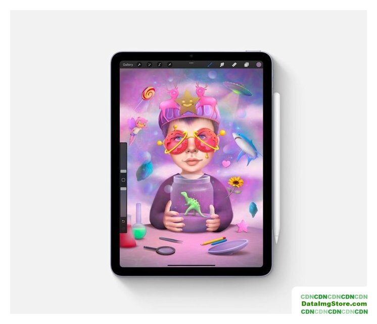 Планшет Apple iPad Air 2022 64GB MME23 (фиолетовый) - Изображение №5 — buytech