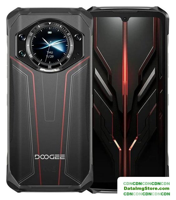 Телефон Doogee S119 8GB/512GB (черный/красный) - Изображение №1 — buytech