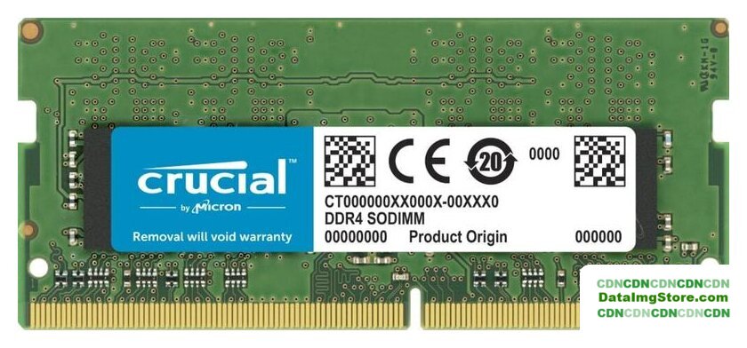 Оперативная память Crucial 32GB DDR4 SODIMM PC4-25600 CT32G4SFD832A - Изображение №1 — buytech