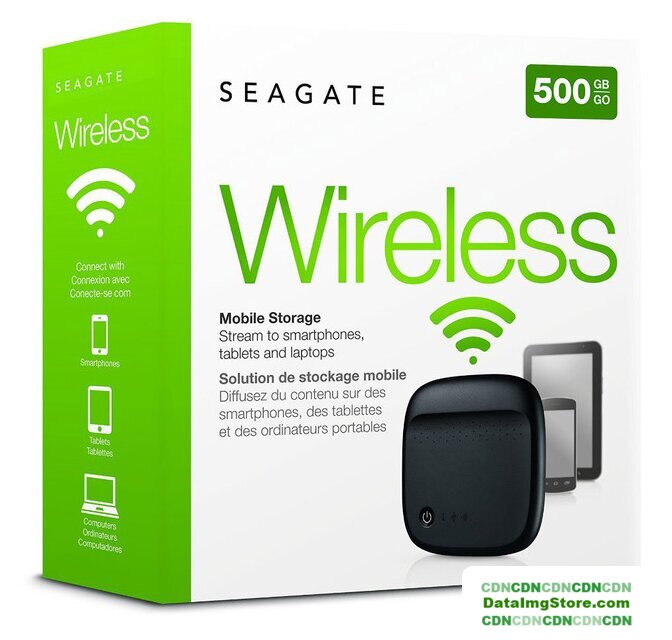 Сетевой накопитель Seagate Wireless 500GB Black (STDC500205) - Изображение №6 — buytech