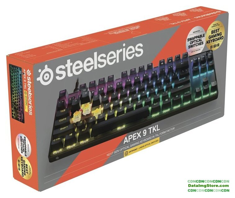 Клавиатура SteelSeries Apex 9 TKL (нет кириллицы) - Изображение №5 — buytech