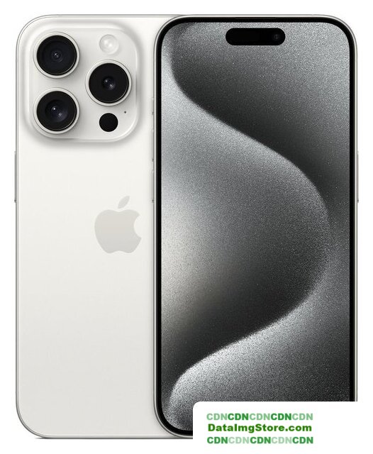 Телефон Apple iPhone 15 Pro Dual SIM 128GB (белый титан) - Изображение №1 — buytech