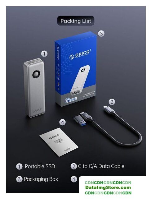 Внешний накопитель Orico R3700 1TB - Изображение №7 — buytech